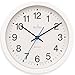 Price comparison product image Acctim Bromham Non Ticking Sweep Seconds Hand Wall Clock 20cm Diameter (White)