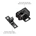 BE-TOOL 4 Pack Cabinet Door Latch Cabinet Door Catch, Spring-Loaded Steel Double Roller Cabinet Latches and Catches, Bedroom Office Drawers