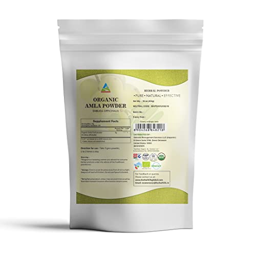 Tulsi Powder Organic Holy Basil Leaf And Organic Amla Powder Each 16Oz Combo Pack Of 2 #TOP6