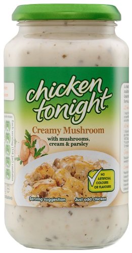 Chicken Tonight Salsas cremosas de champiñones 500 g (Paquete de 6)