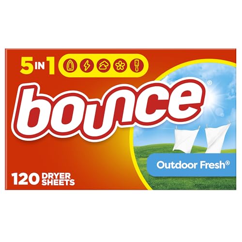Bounce Outdoor Fresh Fabric Softener Sheets, 120 Count