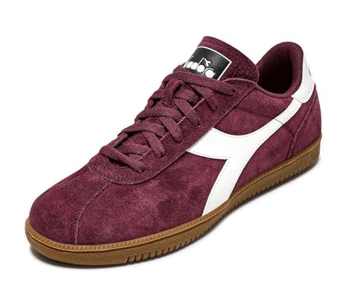 Diadora, Tokyo Suede Zapatos Moda Casual Deporte, burdeos, 44 EU