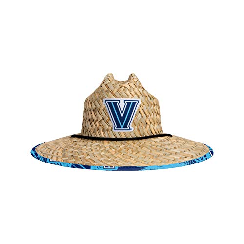 Image of FOCO Men's NCAA College Team Logo Floral Straw Sun Hat