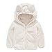 YWLINK Abrigo Bebe NiñA BebéS ReciéN Nacidos Bebé NiñOs NiñA Sudadera con Capucha De Dibujos Animados Abrigo CáLido Chaqueta De OtoñO E Invierno Ropa De AlgodóN(Blanco,18-24 meses/100)