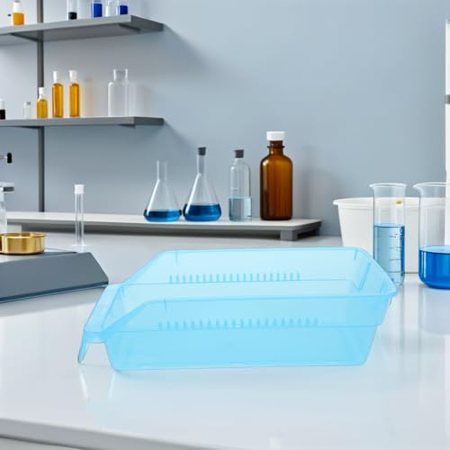 Boîtes de rangement pour remède bleues Yardwe empilables avec compartiments - 8