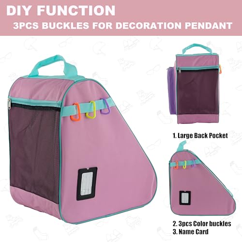 Image of HEXIFUL Skate Bag for Ice, Inline, Roller & Quad Skates - Kids & Adults