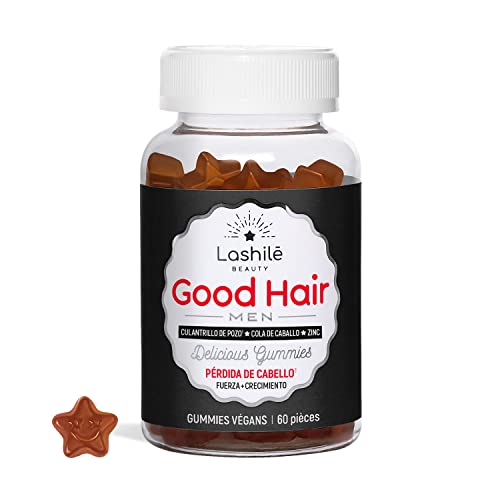 Lashilé Beauty - Complementos Alimenticios - Anticaída Cabello Hombre - Good Hair Men Vitamins (1 Mes)
