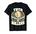 Baseball Softball Tata Of Ballers Father's Day Xmas T-Shirt
