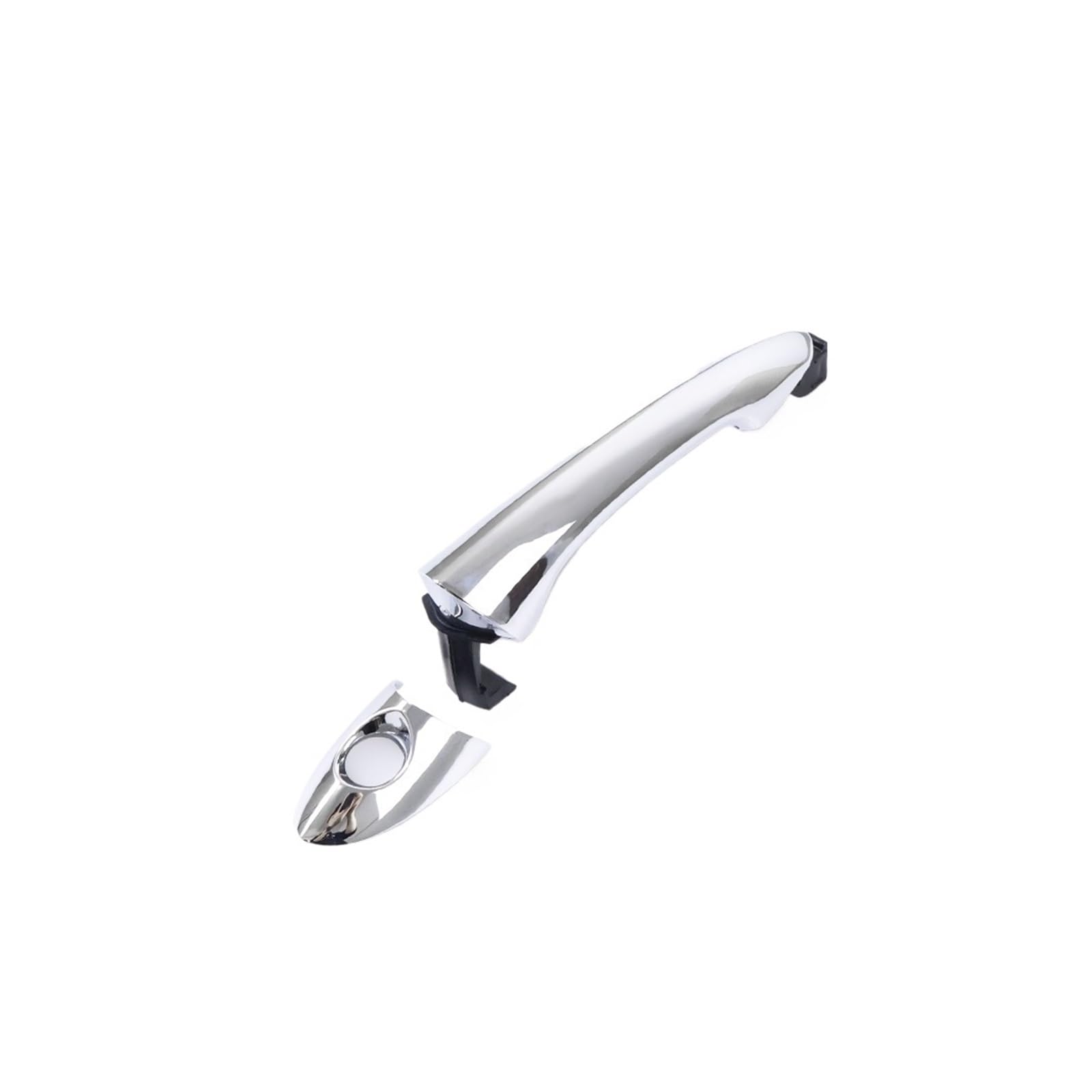 Shlpzhgmc Front Has Hole Outer Door Handle Chrome Compatible With 2011-2014 Hyundai Sonata I45 Exterior Handle 82651-3S000 82652-3S000(Front Has Hole)