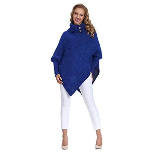 Merry Style Poncho Ropa Mujer M83N4 (Aciano, One Size)