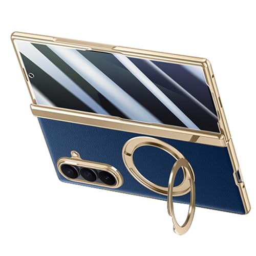 Étui Samsung Galaxy Z Fold 7 bleu : votre allié mobile avec support pivotant et charnière