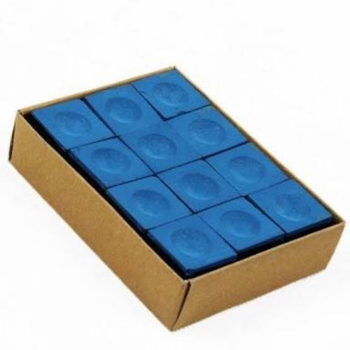 TIMA Billiard Snooker Pool Chalk 12 Pcs Blue-picture-31