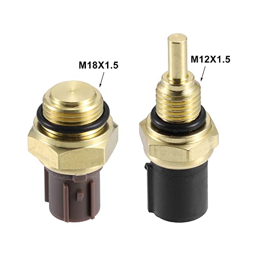 image for X AUTOHAUX 37870-PJ7-003 37760-P00-003 Engine Coolant Temperature Sens