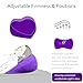 Leg Elevating Pillow - Heart Shape, Leg Elevation Pillows for Swelling Blood Circulation, Inflatable Wedge Pillow for Traveling, Wedge Pillow for Legs Foot Pain Relief Acid Reflux, Easy Carry Storage