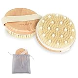 [page_title]-Körperbürste, AngLink Trockenbürste Badebürste Massagebürste 100% Naturborsten zur Trockenbürsten Massage (dry brush), Lymphdrainage gegen Cellulite