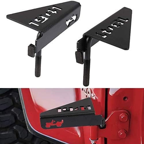 Left Foot Rest Dead Pedal Jeep Foot Rest Pedal for 2018 Jeep Wrangler JL & Unlimited Aluminium Alloy Dead Pedals Foot Pegs Kick Panel