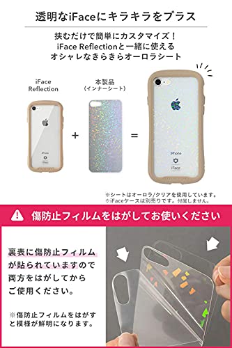 Hoja de decoración holográfica iFace para iPhone 13 Mini carcasa transparente 2