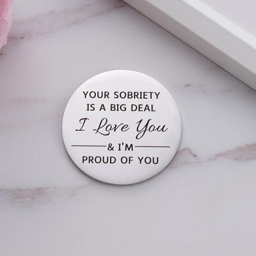 ukodnus 1 to 11 months sobriety coin 1 to 30 years sober coin clean amp sober one day at a time recovery token aa anniversary medallion chip gifts alcoholics anonymous