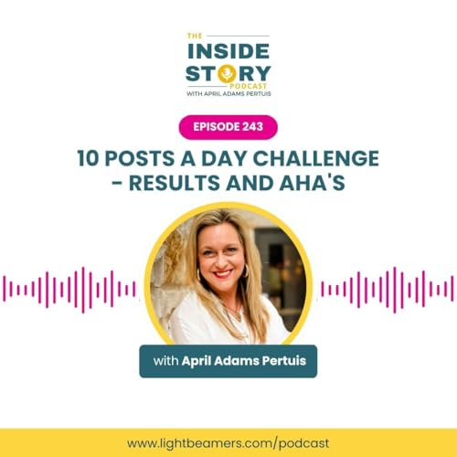 Ep243 – 10 Posts a Day Challenge - Results and Aha's Podcast Por arte de portada