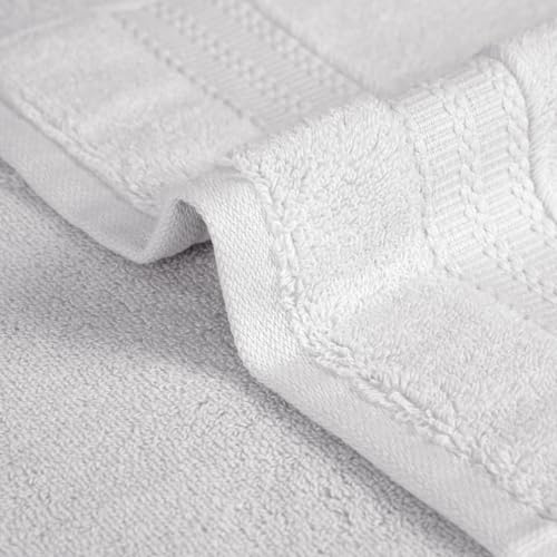 Image of Trident Face Towels, Nectarsoft Collection, Wash Towel, 100% Cotton Towels for Men /Women, 625 GSM, 3 Pc Face Towels - Damon Grey
