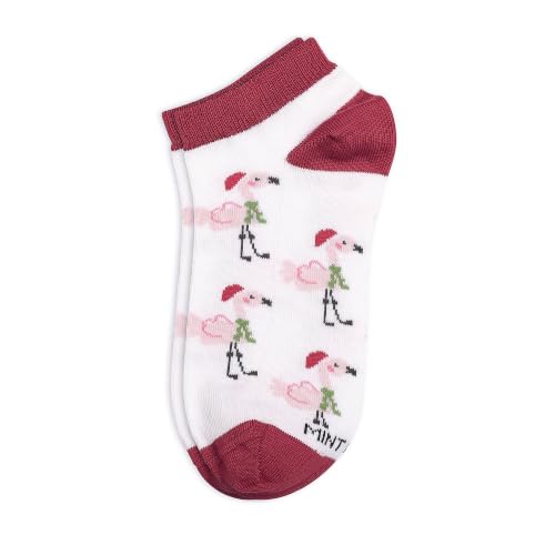 Image of Mint & Oak Low Cut Ankle Women Socks, Christmas Gift Quirky Socks For Friends, Cute Funky Socks, Christmas Secret Santa Gifts For Women