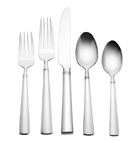 Reed & Barton 07952008 Perspective 65-Piece Flatware Set, Silver