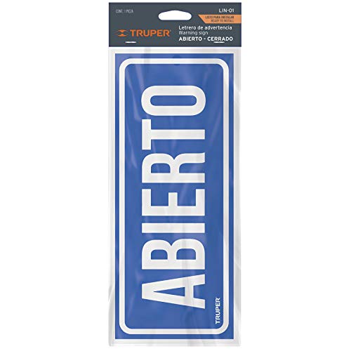 Decoración, Tools letrero abierto Marca TRUPER (3)