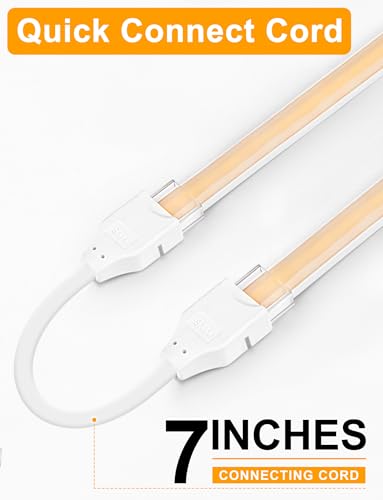 Image of Lamomo COB LED Strip Lights Pro, 16.4Ft Warm White Dimmable Self-Adhesive Led Rope Light with Remote, Flexible Cuttable Waterproof 3000K Silicone Neon Tape Lights for Bedroom, Indoor, Outdoor,Cabinet