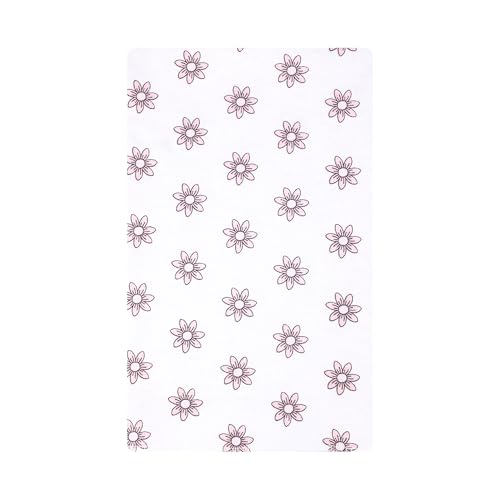Image of Hudson Baby Infant Girls Cotton Flannel Burp Cloths 12-Pack Bundle, Pink Mint Floral, One Size