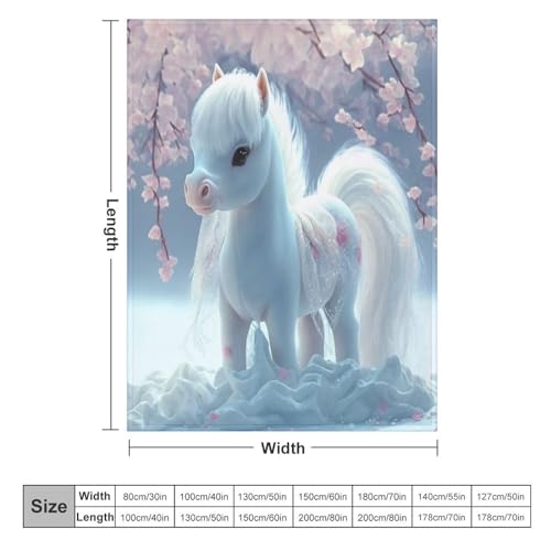 Couverture cute cheval un cocon de douceur moelleuse pour toute la famille - 6