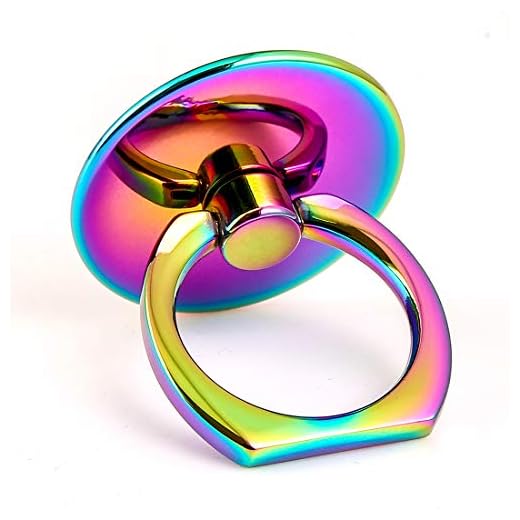Cell Phone Ring Stand Holder Finger Kickstand-Colorful-Compatible with iPhone,iPad,Samsung and Smartphone