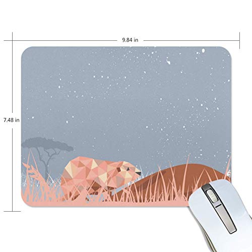 Preisvergleich Produktbild Wasserdicht Anti Rutsch Matte Mauspads, Gopher Low Poly Premium Strukturiertes Mausmattenpad, Rutschfestes Mousepad Auf Gummibasis
