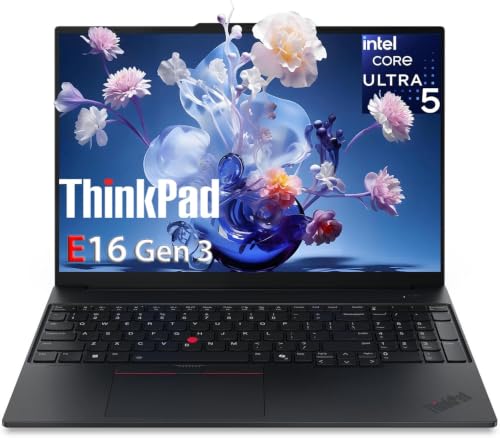 Image of Lenovo ThinkPad E16 Gen 3 Business Laptop Computer, Intel Ultra 5 225H