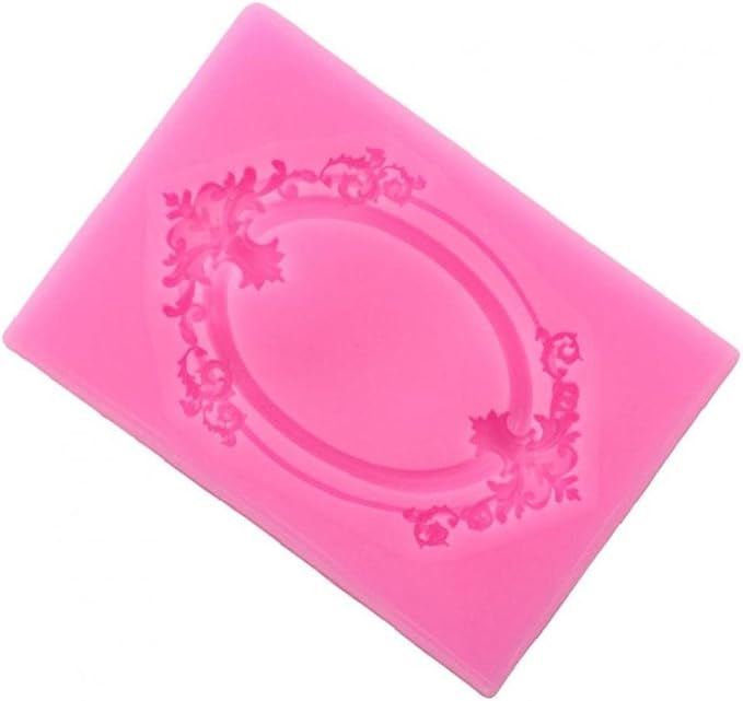 Molde silicona para fondant decorativo rosa 7.9x5.5 cm miniatura 4