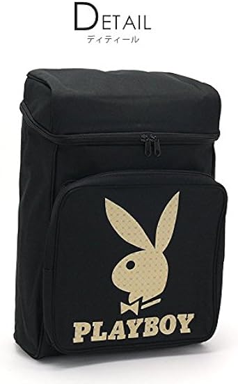Amazon Co Jp プレイボーイ Playboy リュック リュックサック デイパック スクエア メンズ レディース ブラック ホワイト シューズ バッグ
