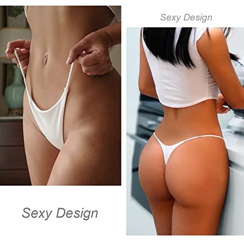KOEMCY-5-Piezas-Tangas-para-Mujer-Sin-Costura-Tanga-G-String-Thong-Sexy-T-Back-Bragas-Tangas-de-Algodon-Cintura-Baja-Braguitas