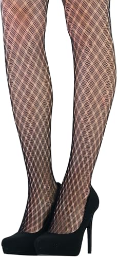 Image of ToBeInStyle Women's Argyle Checkered Diamond Rhombus Net Opaque Sheer Tights Pantyhose