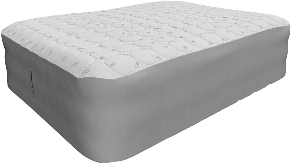 CHILLSUN Mattress Protector Twin Size Fitted Sheet with Stretchable Pockets, Deep Sleep Noiseless Cooling Soft & Breathable Hypoallergenic Material, Extra Thick Mattresses Cover for Bed