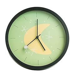 Sputnik Silent Retro Wall Clock, Non Ticking Mid Century Wall Clock, Vintage Outer Space Decor item