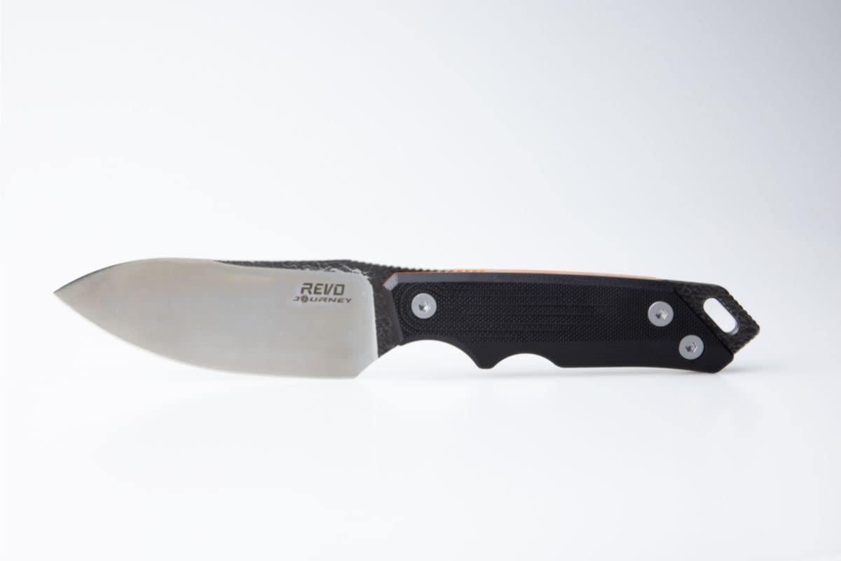 Amazon.com: REVO Knives RJ1 Journey Fixed Blade Black | 9CR Blade