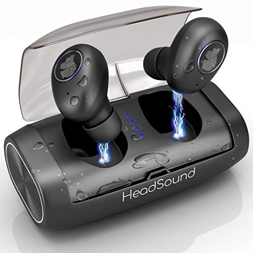 HeadSound H5 True Wireless Earbuds, Bluetooth 5.0 Ear Buds Stereo Immersive Sound