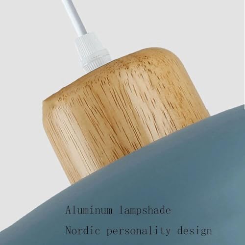 Lámpara de araña macaron e27 con pantalla creativa para cocina moderna 4