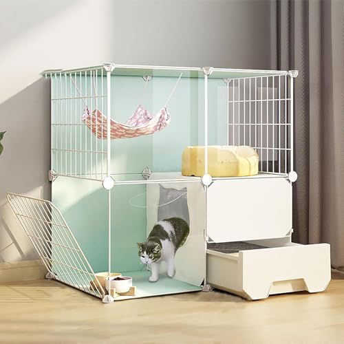 Cage de chat modulable DIY pour salon | Enclos intérieur petits animaux