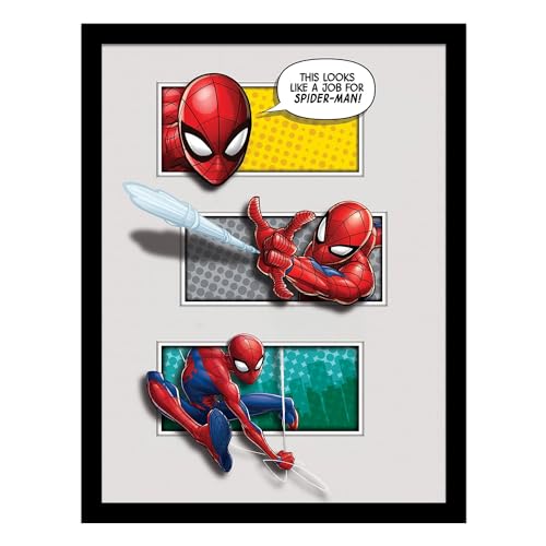Cuadro de Spider-Man de 40x30 cm: Decoración Ideal para Dormitorio u Oficina