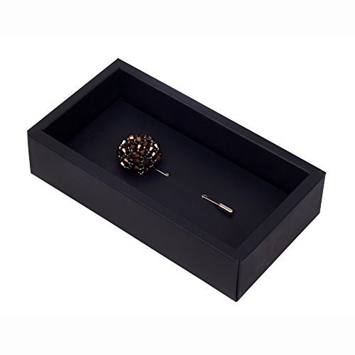 Image of Peluche Crystal Flower Brooch /Lapel Pin for Men
