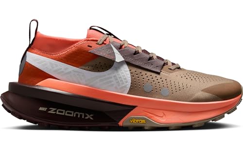 Nike Nike Zegama 2 Men's Trail Running Shoes (HQ3768-200, Khaki/Hyper Crimson/Burgundy Crush/White) Size 12