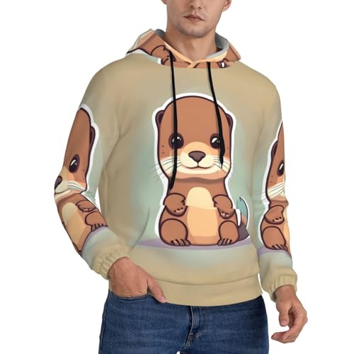 Sweat à capuche loutre homme pour en finir avec les hauts inconfortables