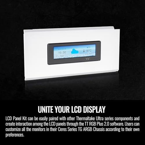 Image of Thermaltake Ceres Series Snow LCD Panel Kit, 3.9 inch LCD Display, Supported by TT RGB Plus 2.0 Software, Presents Real time Information, Easy Customization, AC-064-OO6NAN-A1