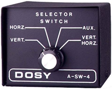 Dosy Antenna Selector Switch SW-4, 1,000 Watt Max Power Automatic SWR Compensation