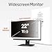 Amazon Basics Privacy Screen Filter -22 Inch 16:9 Widescreen Monitor, Anti-Spy, High Clarity, UV Protection, Eye Protection, Anti Glare & Blue Light Filter, Anti-Scratch (22